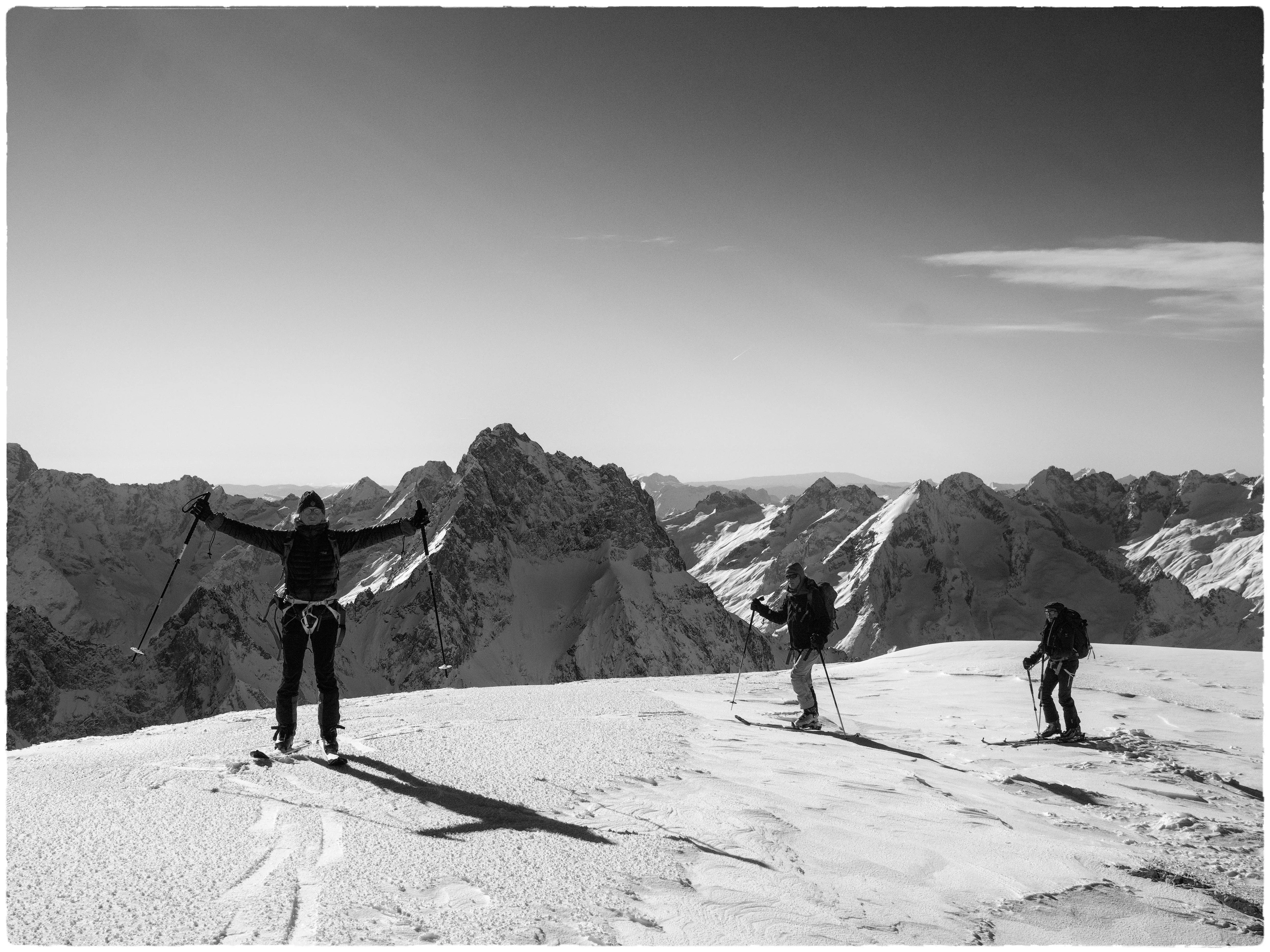 Ski d’alpinisme en groupe